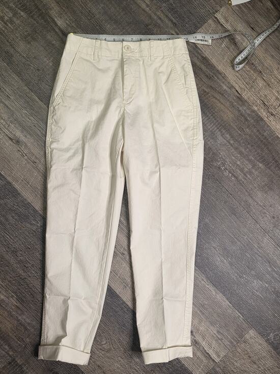 Essentials Pants - Amazon Essentials Women's Chino Pants Size 0 XS Eggshell White Stretch NWT